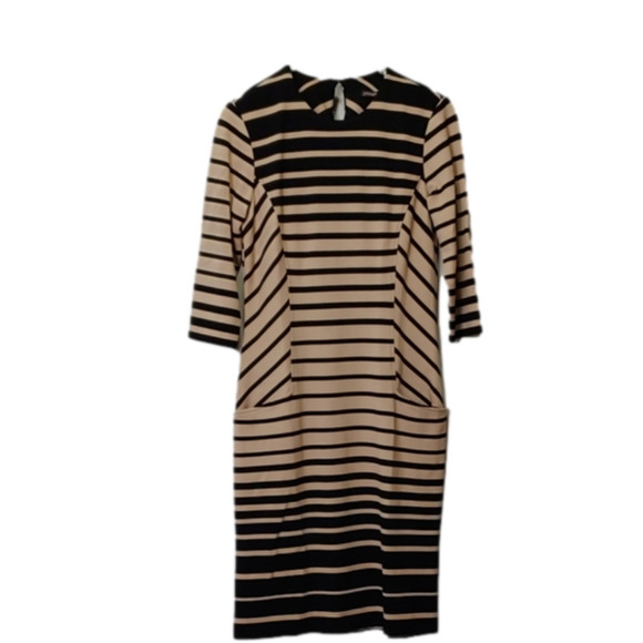 J. McLaughlin Dresses & Skirts - J.mclaughlin Striped Shift 3/4 Sleeve Dress